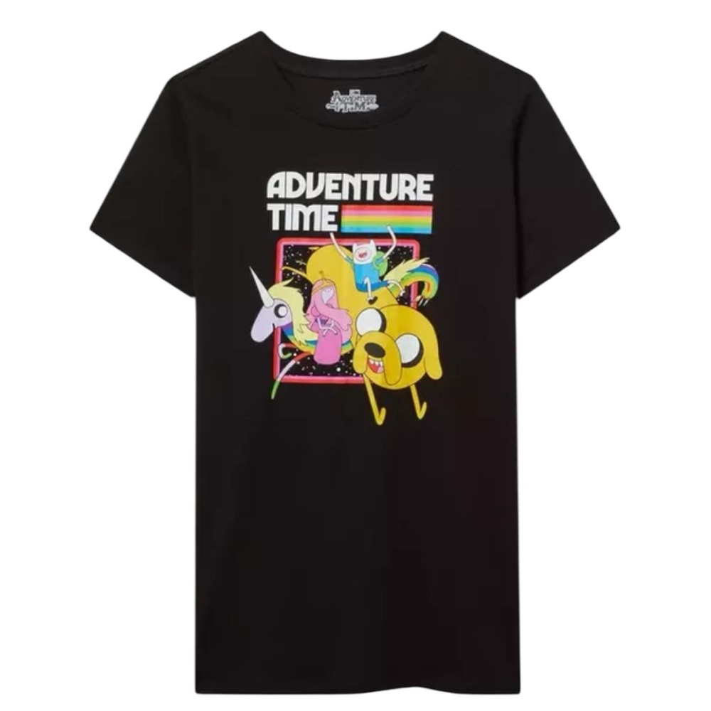 Size 2: Torrid Adventure Time Classic Cotton Crew Tee